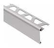 SCHLUTER - Profilé de finition RONDEC-STEP - Coloris: alu anodisé brossé - hauteur: 12,5mm - longueur: 2,50ML - vignette