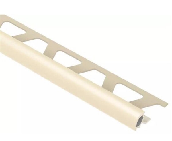 SCHLUTER - Profilé de finition quart de rond RONDEC-PRO 100 - Coloris: blanc brillant - hauteur 10mm - longueur: 2,5ML - SCHLUTER - large