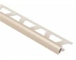 SCHLUTER - Profilé de finition quart de rond RONDEC-PRO 100 - Coloris: blanc brillant - hauteur 10mm - longueur: 2,5ML - SCHLUTER - vignette