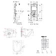 GEBERIT - Duofix pack WC bâti-support + WC suspendu Swiss Aqua Technologies + plaque (GEBSTFUWT01-FR) - vignette