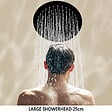 AICA SANITAIRE - Colonne de douche thermosatique 38°C AICA- Laiton- Noir- 25 x 25 cm - vignette