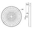 SWISS AQUA TECHNOLOGIES - Douche de tête 1 jet ronde, diamètre 30 cm, noir mat (SATBSHS81C) - vignette