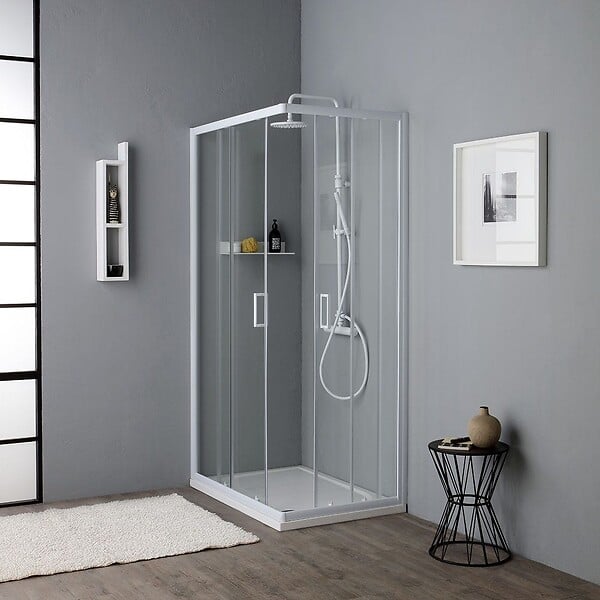 KIAMAMI VALENTINA - Cabine De Douche 70X100 Cristal 4 Mm Coulissante Double Face | Venere - large