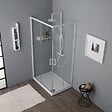 KIAMAMI VALENTINA - Cabine De Douche 70X100 Cristal 4 Mm Coulissante Double Face | Venere - vignette