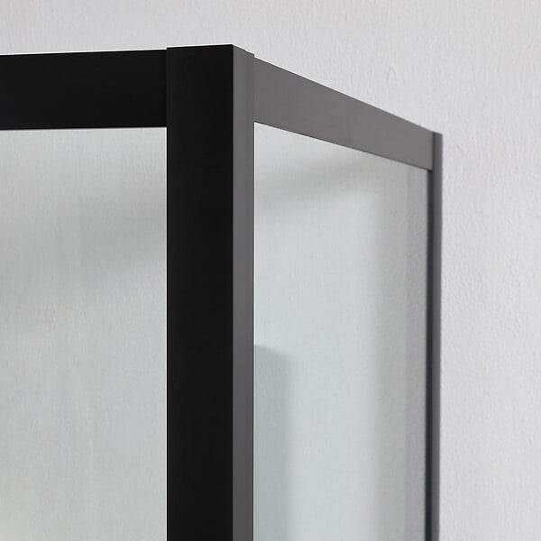 KIAMAMI VALENTINA - Porte De Douche Niche 100 Cm Porte Coulissante + Paroi Fixe 70 Cm | City - large