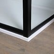 KIAMAMI VALENTINA - Porte De Douche Niche 100 Cm Porte Coulissante + Paroi Fixe 70 Cm | City - vignette