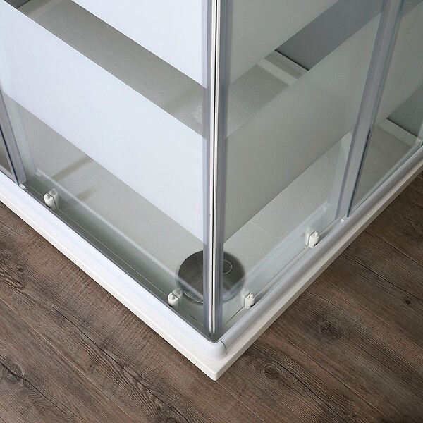 KIAMAMI VALENTINA - Cabine De Douche 70X100 Crystal Sérigraphié Prix Économique | Venere - large