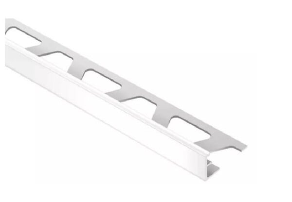 SCHLUTER - Profilé de finition JOLLY-P 100 - Coloris: blanc brillant - hauteur: 100mm - longueur: 2,5ML- réf : BW100 - SCHLUTER - large