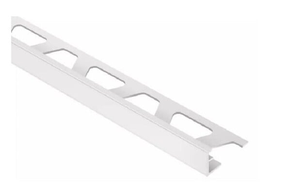 SCHLUTER - Profilé de finition JOLLY-P 110 - Coloris: blanc brillant - hauteur: 11mm - longueur: 2,5ML- réf : BW110 - SCHLUTER - large