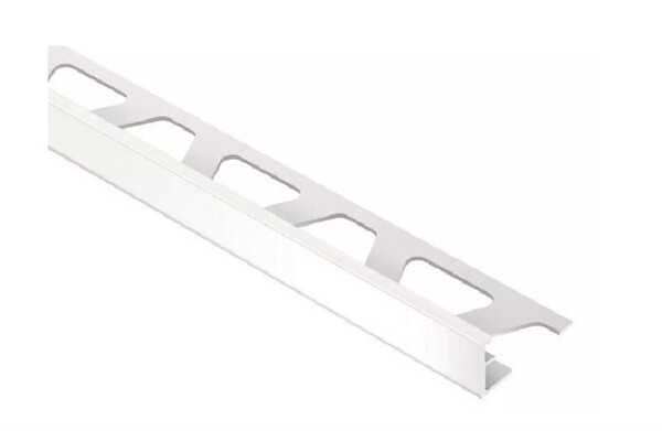 SCHLUTER - Profilé de finition JOLLY-P 110 - Coloris: blanc brillant - hauteur: 11mm - longueur: 2,5ML- réf : BW110 - SCHLUTER - large