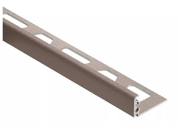 SCHLUTER - Profilé décoratif à finition structurée JOLLY-TS 125 - Coloris: ivoire - hauteur: 12,5mm - longueur: 2,5ML - SCHLUTER - large