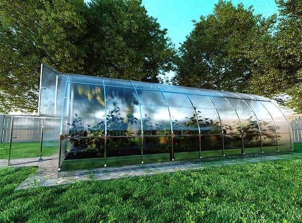 KLASIKA GREENHOUSES - Serre de jardin KLASIKA TUBE 3 x 6 m (18 m²), 4 mm avec revêtement en polycarbonate - KLASIKA GREENHOUSES - large