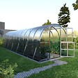 KLASIKA GREENHOUSES - Serre de jardin KLASIKA ARCH 3 x 8 m (24 m²), 4 mm avec revêtement en polycarbonate - vignette