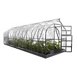 KLASIKA GREENHOUSES - Serre de jardin KLASIKA Standard 20m2, 2,5m x 8m, 6 mm avec revêtement en polycarbonate (Avec 4 toits ouvrants automatiques) - vignette