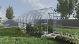 KLASIKA GREENHOUSES - Serre de jardin KLASIKA Standard 10m2, 2,5m x 4m, 6 mm avec revêtement en polycarbonate (Avec 2 toits ouvrants automatiques) - vignette