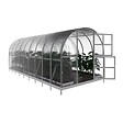 KLASIKA GREENHOUSES - Serre de jardin KLASIKA ARCH 3 x 6 m (18 m²), 6 mm avec revêtement en polycarbonate - vignette