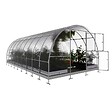KLASIKA GREENHOUSES - Serre de jardin - KLASIKA TUBE 3 x 6 m (18 m²), 6 mm avec revêtement en polycarbonate KLASIKA GREENHOUSES - vignette