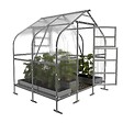 KLASIKA GREENHOUSES - Serre de jardin KLASIKA*DROP 5m2, 2,5m x 2m, 6 mm avec revêtement en polycarbonate - vignette