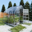 KLASIKA GREENHOUSES - Serre de jardin KLASIKA*DROP 5m2, 2,5m x 2m, 4 mm avec revêtement en polycarbonate - vignette