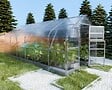 KLASIKA GREENHOUSES - Serre de jardin KLASIKA*DROP 15m2, 2,5m x 6m, 6 mm avec revêtement en polycarbonate - vignette