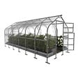 KLASIKA GREENHOUSES - Serre de jardin KLASIKA*DROP 15m2, 2,5m x 6m, 6 mm avec revêtement en polycarbonate - vignette