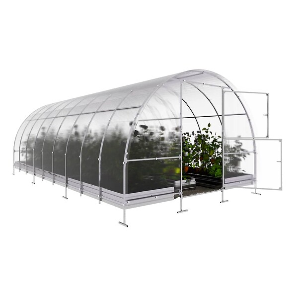 KLASIKA GREENHOUSES - Serre de jardin KLASIKA EASY 3 x 6 m (18 m²), 6 mm avec revêtement en polycarbonate - large