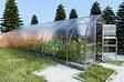 KLASIKA GREENHOUSES - Serre de jardin KLASIKA*DROP 25m2, 2,5m x 10m, 4 mm avec revêtement en polycarbonate - vignette