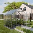 KLASIKA GREENHOUSES - Serre de jardin KLASIKA HOUSE 2,35 x 2,12 m (4,98 m²), 6 mm avec revêtement en polycarbonate - vignette