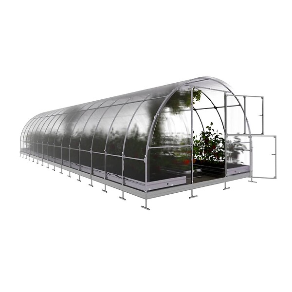 KLASIKA GREENHOUSES - Serre de jardin KLASIKA TUBE 3 x 10 m (30 m²), 6 mm avec revêtement en polycarbonate - large