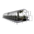 KLASIKA GREENHOUSES - Serre de jardin KLASIKA TUBE 3 x 10 m (30 m²), 6 mm avec revêtement en polycarbonate - vignette