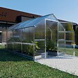 KLASIKA GREENHOUSES - Serre de jardin KLASIKA BERNARD 2,35 x 4 m (9,4 m²), 4 mm avec revêtement en polycarbonate - vignette