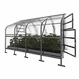 KLASIKA GREENHOUSES - Serre de jardin KLASIKA*DROP 10m2, 2,5m x 4m, 6 mm avec revêtement en polycarbonate - vignette