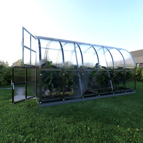 KLASIKA GREENHOUSES - Serre de jardin KLASIKA ARCH 3 x 4 m (12 m²), 4 mm avec revêtement en polycarbonate - large