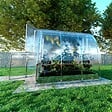 KLASIKA GREENHOUSES - Serre de jardin KLASIKA TUBE 3 x 2 m (6 m²), 4 mm avec revêtement en polycarbonate - vignette