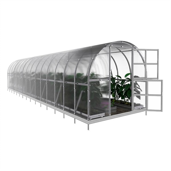 KLASIKA GREENHOUSES - Serre de jardin KLASIKA ARCH 3 x 12 m (36 m²), 6 mm avec revêtement en polycarbonate - large