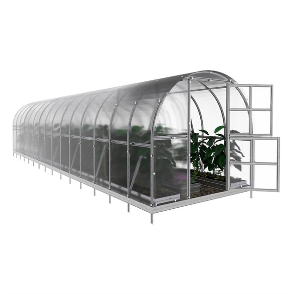 KLASIKA GREENHOUSES - Serre de jardin KLASIKA ARCH 3 x 12 m (36 m²), 4 mm avec revêtement en polycarbonate - large