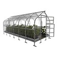 KLASIKA GREENHOUSES - Serre de jardin KLASIKA*DROP 15m2, 2,5m x 6m, 4 mm avec revêtement en polycarbonate - vignette
