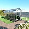 KLASIKA GREENHOUSES - Serre de jardin KLASIKA SLIM 2 x 4 m (8 m²) , 6 mm avec revêtement en polycarbonate - vignette