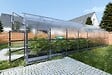 KLASIKA GREENHOUSES - Serre de jardin KLASIKA*DROP 20m2, 2,5m x 8m, 6 mm avec revêtement en polycarbonate - vignette