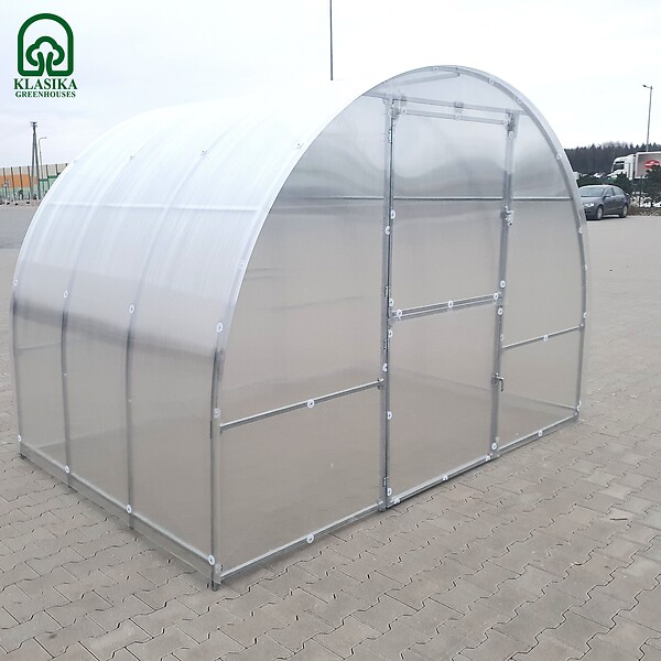 KLASIKA GREENHOUSES - Serre de jardin KLASIKA EASY 3 x 2 m (6 m²), 6 mm avec revêtement en polycarbonate - large