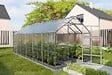 KLASIKA GREENHOUSES - Serre de jardin -  KLASIKA HOUSE 2,35 x 6,12 m (14,38 m²), 6 mm avec revêtement en polycarbonate KLASIKA GREENHOUSES - vignette