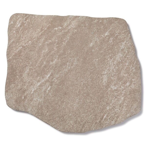 RO'MA NATURE - Pas japonais Irrégulier Grès cérame effet Pierre Beige 42x36x2 cm (à l'unité) - large