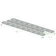 KLASIKA GREENHOUSES - Kit de jardinière surélevées pour une serre 3x8 m, acier galvanisé, Klasika Greenhouses - vignette