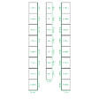 KLASIKA GREENHOUSES - Kit de jardinière surélevées pour une serre 3x8 m, acier galvanisé, Klasika Greenhouses - vignette