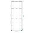 KLASIKA GREENHOUSES - Kit de jardinière surélevées pour une serre 3x8 m, acier galvanisé, Klasika Greenhouses - vignette