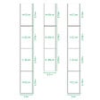 KLASIKA GREENHOUSES - Kit de jardinière surélevées pour une serre 2,5x4 m, acier galvanisé, Klasika Greenhouses - vignette