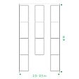 KLASIKA GREENHOUSES - Kit de jardinière surélevées pour une serre 2,5x4 m, acier galvanisé, Klasika Greenhouses - vignette