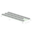 KLASIKA GREENHOUSES - Kit de jardinière surélevées pour une serre 2,5x6 m, acier galvanisé, Klasika Greenhouses - vignette