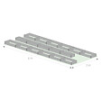 KLASIKA GREENHOUSES - Kit de jardinière surélevées pour une serre 3x6 m, acier galvanisé, Klasika Greenhouses - vignette
