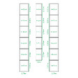 KLASIKA GREENHOUSES - Kit de jardinière surélevées pour une serre 3x6 m, acier galvanisé, Klasika Greenhouses - vignette